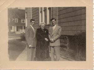 George Austin (Sybil Sebastian's husband), Sibyl Gladys Bemis, & Harry Sebastian
